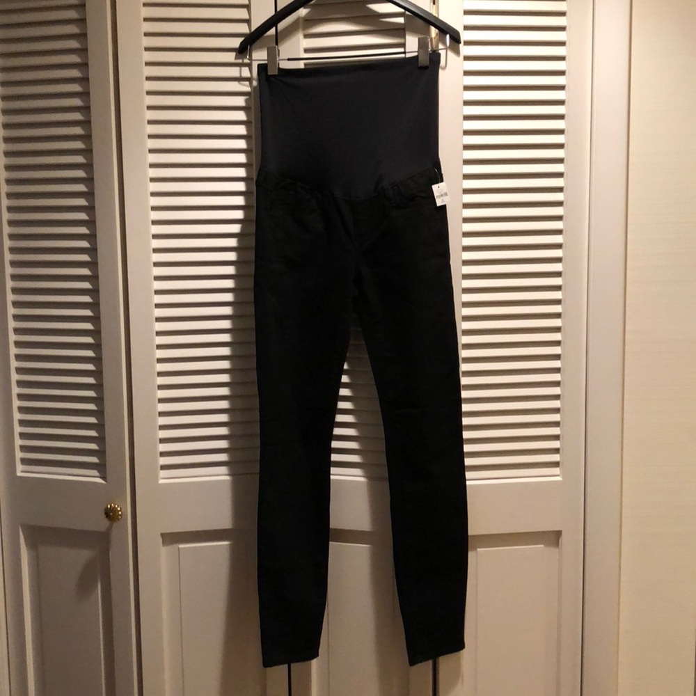 Gap black skinny MATERNITY jeans